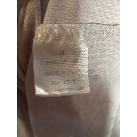 Womens Positive Vibes 100% Cotton T-Shirt‎ Top Gray Size Medium - Picture 4 of 5